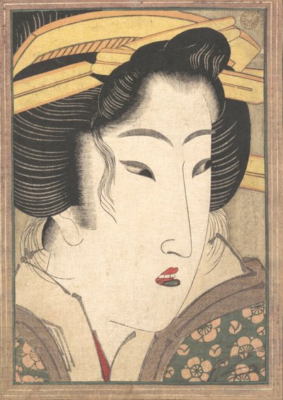 Head of a Beauty by Ikeda Eisen