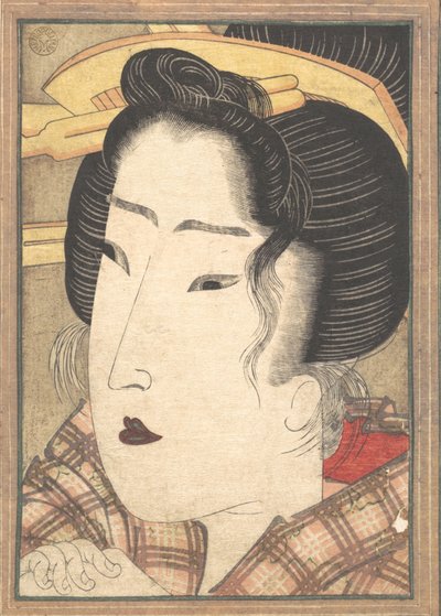 Head of a Beauty by Ikeda Eisen