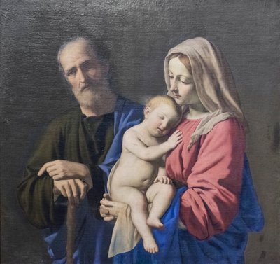 The Holy Family by Il (1609 85) Sassoferrato