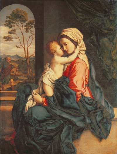 The Virgin and Child Embracing by Il Sassoferrato