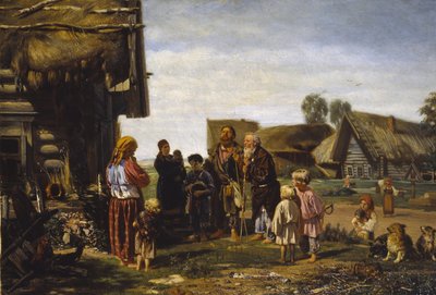 The Pilgrims by Illarion Mikhailovich Pryanishnikov