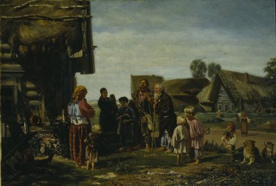 The Pilgrims by Illarion Mikhailovich Pryanishnikov