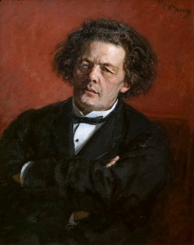Anton Rubinstein by Ilya Efimovich Repin