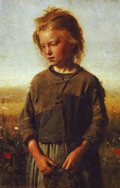 Fisher girl by Ilya Efimovich Repin