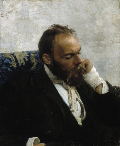Portrait of Professor Ivanov by Ilya Efimovich Repin