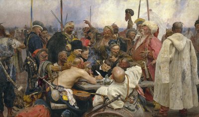 Reply of the Zaporozhian Cossacks by Ilya Efimovich Repin