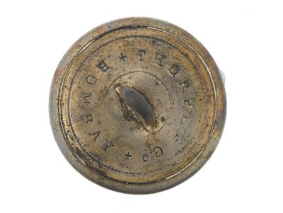 Button, Bombay Volunteer Rifles, pre-1901 by Indian School
