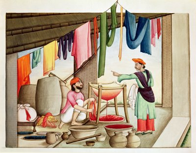 Dyer in India by Indian School