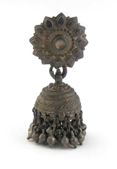 Earring (jhumka) by Indian School