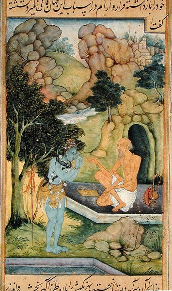 Bringisa and Siva by Indian School