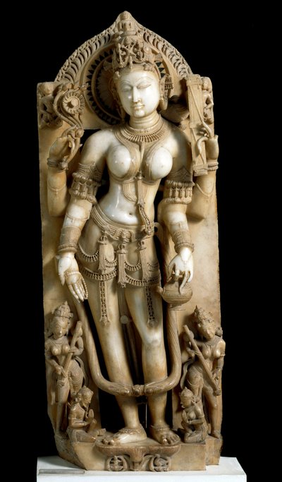 Indian Art: the divinity Saraswati by Indian School