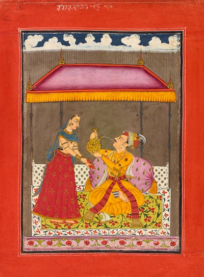 Jalandhara Ragaputra from a Ragamala by Indian School