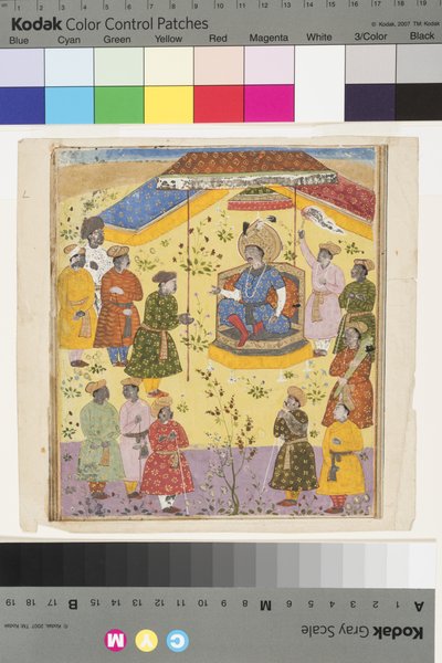Kavus Holds Court by Indian School