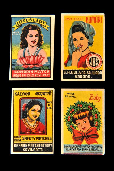 Matchbox labels by Indian School