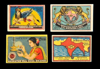 Matchbox labels by Indian School