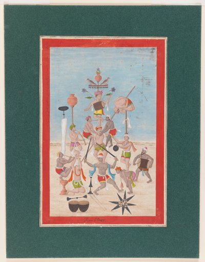 Miniature painting, c.1810 by Indian School