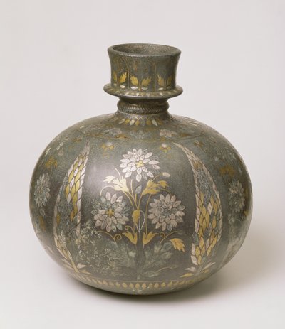 Mughal Flask by Indian School