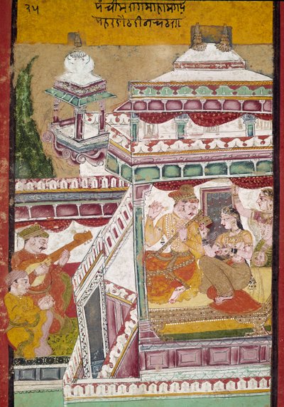 Musical Show in a Palace by Indian School