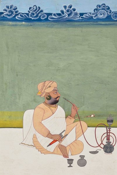 Portrait of a Khanphata Yogi by Indian School