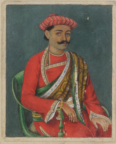 Portrait of a Young Man by Indian School