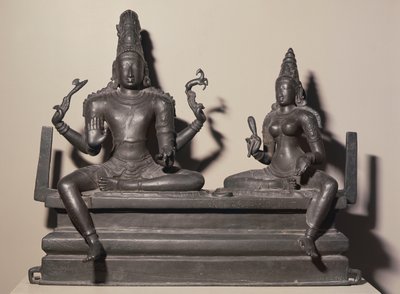 Shiva and Parvati, Chola Dynasty, c.846 by Indian School