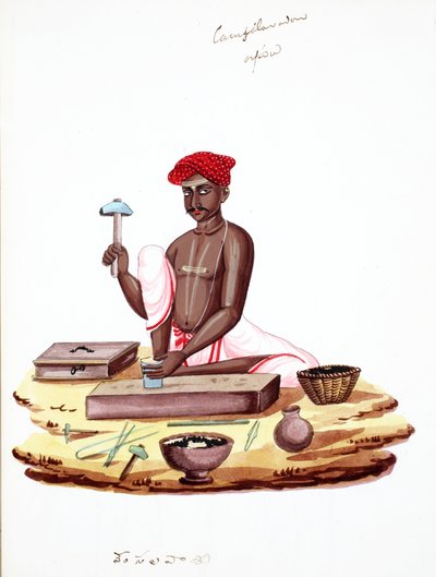 Stonemason by Indian School