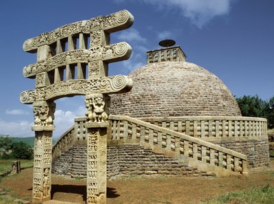 The Great Stupa by Indian School
