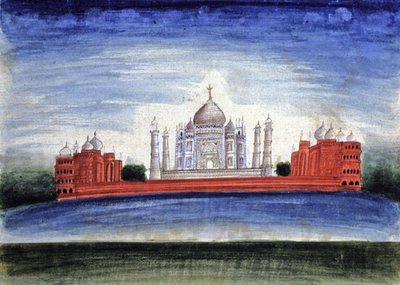 The Taj Mahal by Indian School