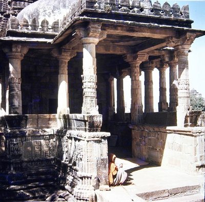 The Temple of Mira Bai by Indian School