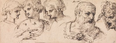 Five Classical Heads by Inigo Jones