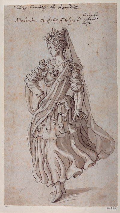 Queen Atalanta by Inigo Jones