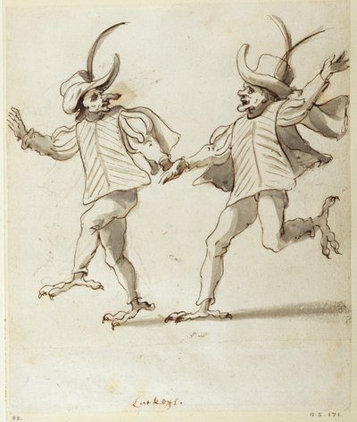 Two Lackeys by Inigo Jones