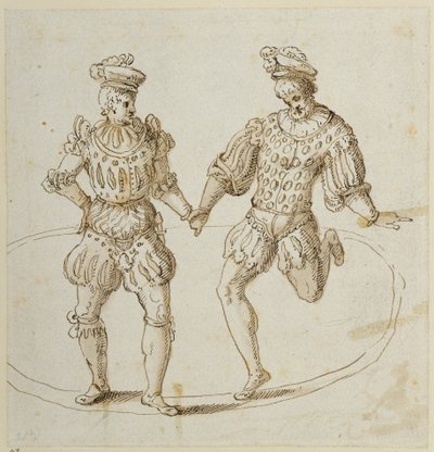 Welsh dancers by Inigo Jones
