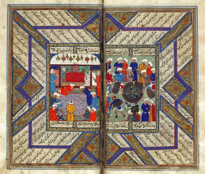 Prayers in a Mosque by Iranian Master