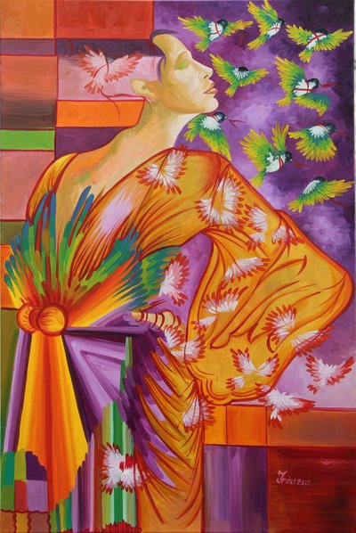Green Lights, 2015 by Irina Corduban