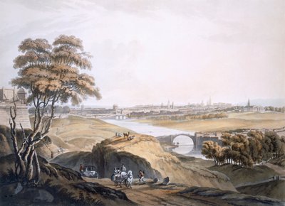 View of Dublin by "Irish school,