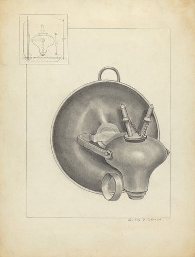 Lamp by Irving D. Genin