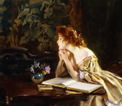 Idle Moments by Irving Ramsay Wiles