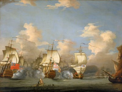 The Battle of Cape Passaro by Isaac (attr. to) Sailmaker