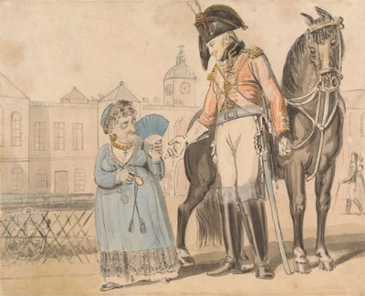 Comic Song: The Bold Dragoon by Isaac Cruikshank