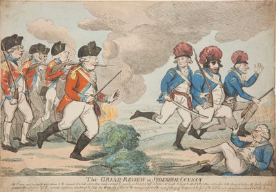 The Grand Review on Sydenham Common by Isaac Cruikshank