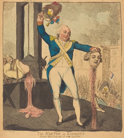 The Martyr of Equality by Isaac Cruikshank