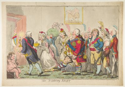 The Wedding Night by Isaac Cruikshank