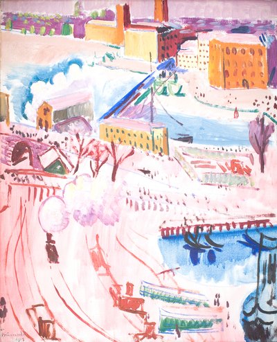 View of Stockholm by Isaac Grünewald