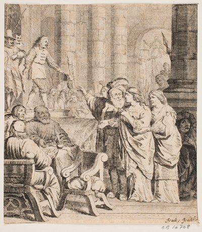 Composition with Figures in 17th Century Costumes by Isaac Isaacsz