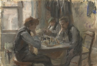 The Chess Players by Isaac Israels