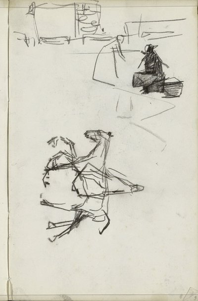 Rider and Two Women by Isaac Israels