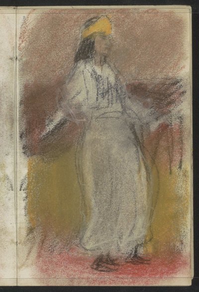 Standing Woman in Oriental Clothing by Isaac Israels