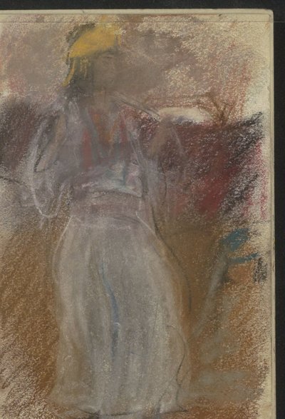 Standing Woman in Oriental Clothing by Isaac Israels