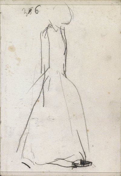 Standing Woman in Profile by Isaac Israels